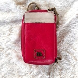 The Sak pink wristlet crossbody
